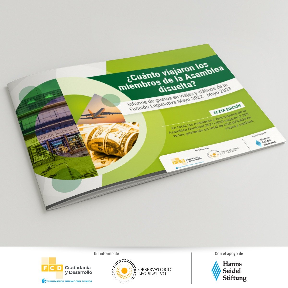 Portada, Informe Viajes y Viáticos 2022-2023